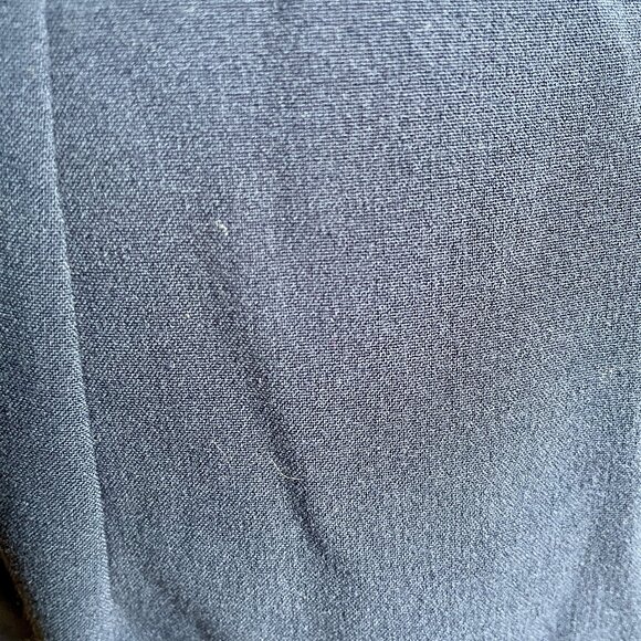 Anne Klein Navy Draped Collar Sheath Dress - Size 6 - Picture 7 of 9